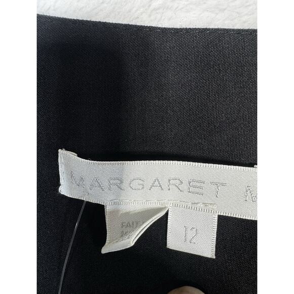 Margaret M Harem Leg Pants Black Sculptural Silhouette Office-to-Evening SZ 12 - Picture 3 of 10